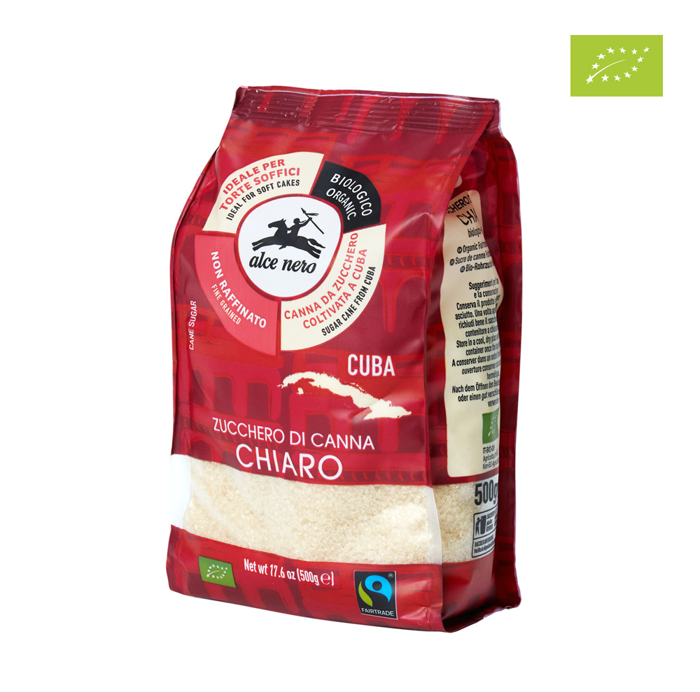 Сахар тростниковый БИО, 500г Alce Nero