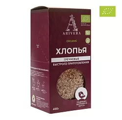 Хлопья гречневые быстрого приготовления 400г АРИВЕРА