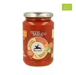 Соус томатный с базиликом, стеклянная банка 350 г Alce Nero