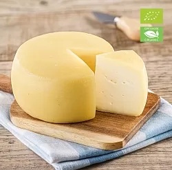 Сыр полутвердый "Качотта молодой" м.д.ж. в сухом веществе 40 % ОРГАНИК